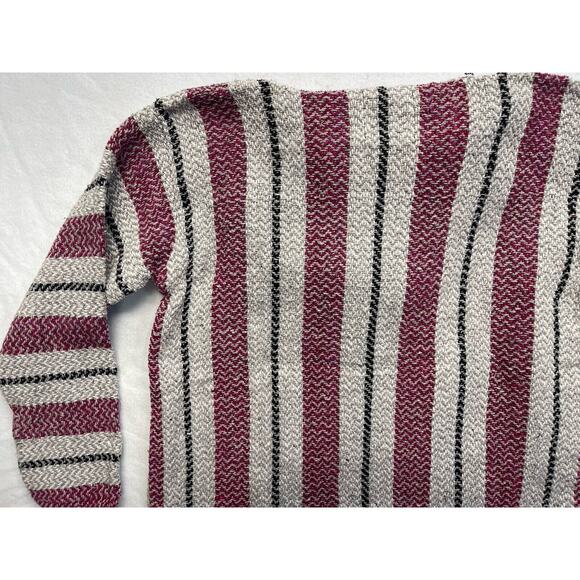 BAJA JOE Aztec Mexican Blanket Hoodie Drug Rug Pullover Hooded Sweatshirt XL - Picture 8 of 10